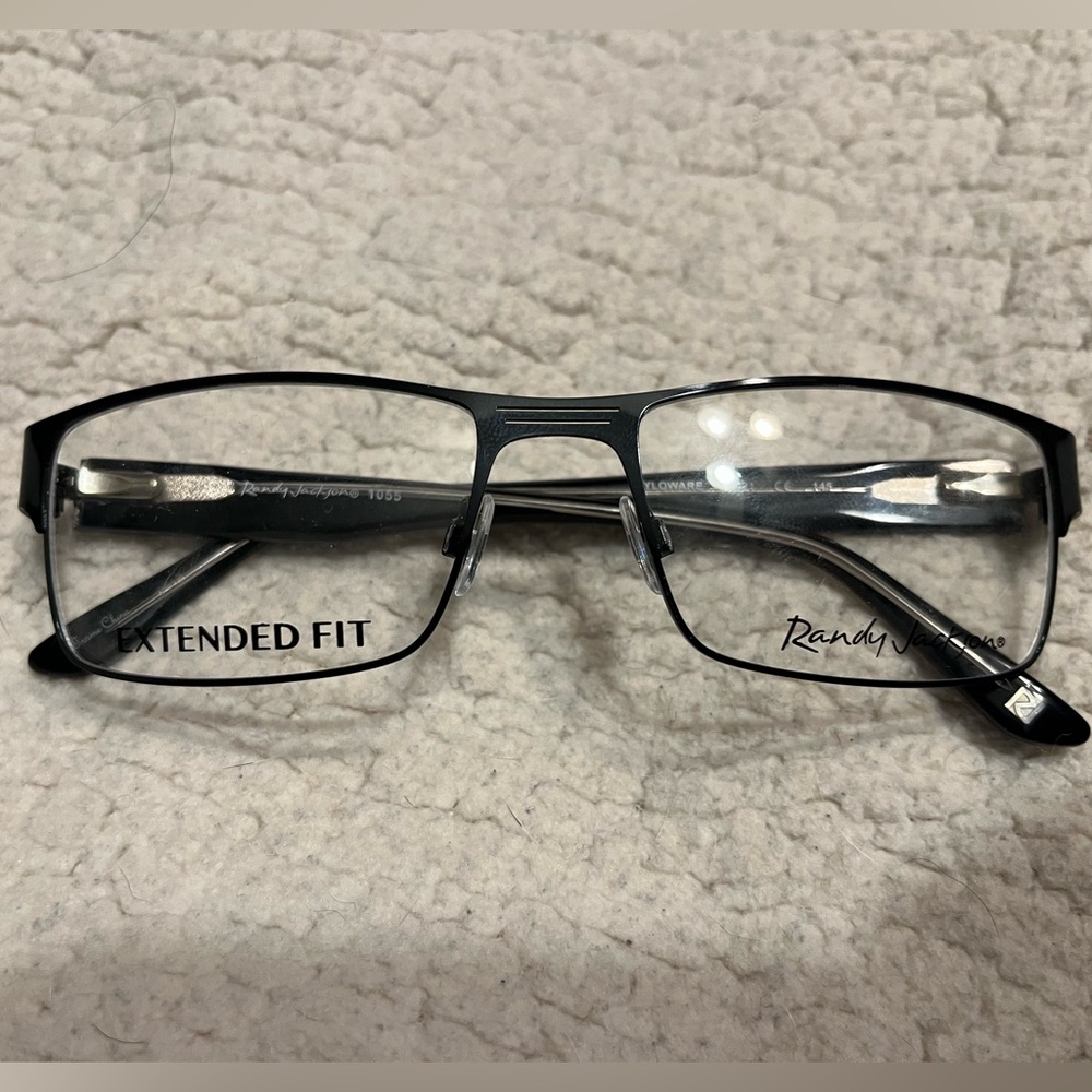 RANDY JACKSON 1055 C.021 Eyeglasses Frame 57-18-145 Black New